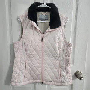 Nike pink nano puffer vest pastel pink sports outdoor lagenlook woman large